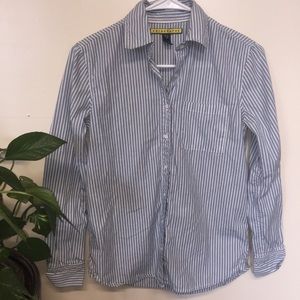 Prince & Fox Pinstriped Button Down